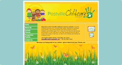 Desktop Screenshot of postvillechildcare.com